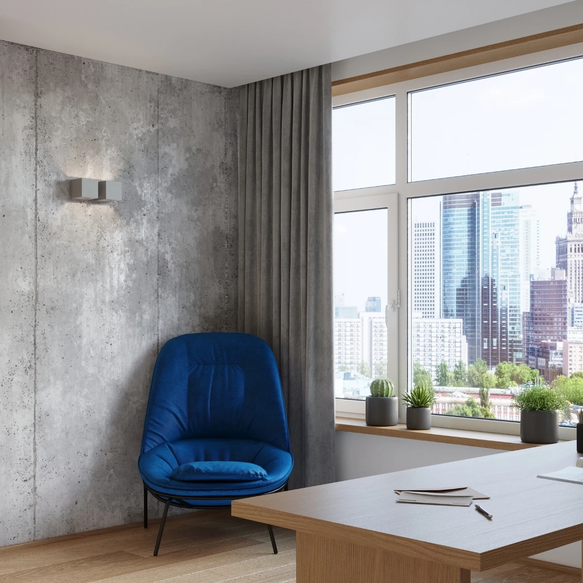 Applique QUAD 2 gris