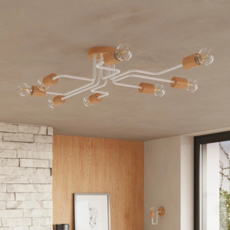 Lustre TIMBO 6 blanc