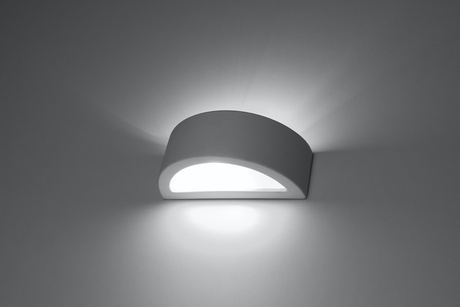 Applique en céramique ATENA 30 blanc + 1x ampoule LED E27 3000K Warm 7.5W 620lm