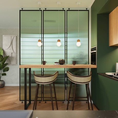 PEKKA Lampe suspendue 3P blanc/bois naturel + 3x ampoule LED G9 4000K Cold 4,5W 460lm