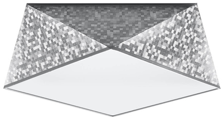 Plafond HEXA 35 CEKIN + 2x ampoule LED E27 3000K Warm 7.5W 620lm