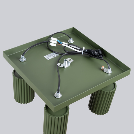 Plafonnier KARBON 4 vert olive