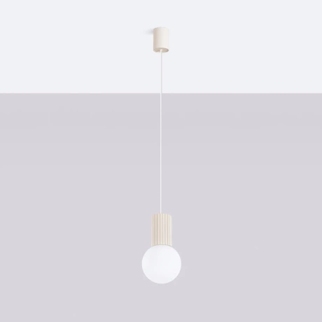 Lampe suspendue HALO 1 beige