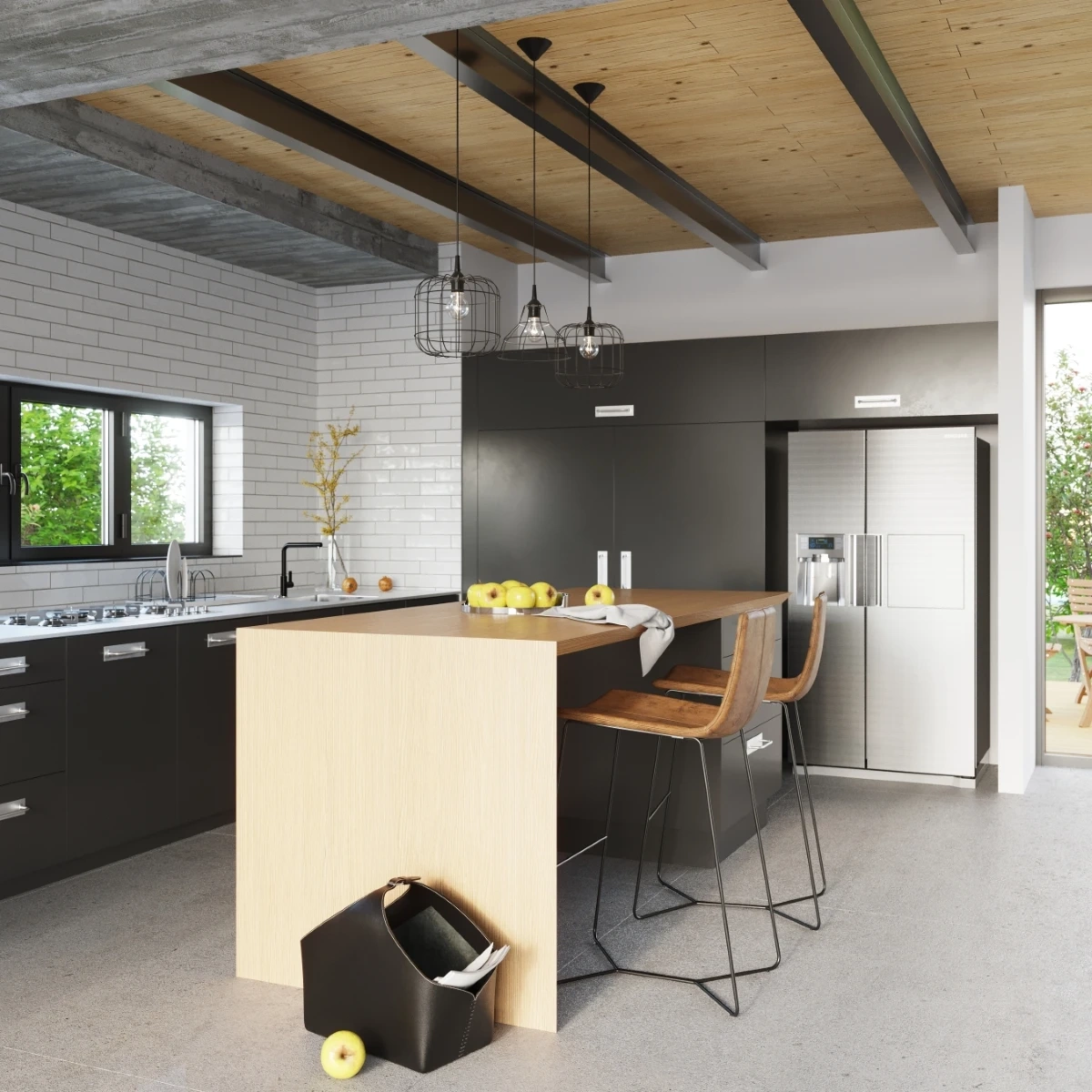 Lampe suspendue CELTA noir