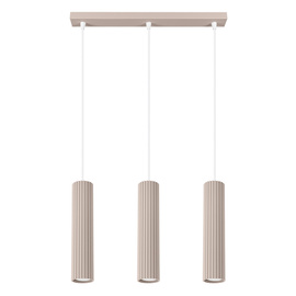 Lampe suspendue KARBON 3L taupe