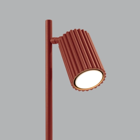 Lampe à poser KARBON rouge ocre