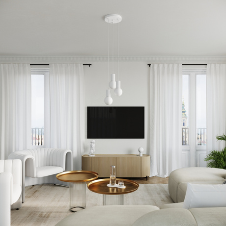 Lampe suspendue HALO 1 blanc