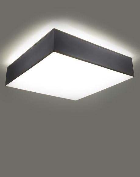 Plafond HORUS 25 GREY + 1x ampoule LED E27 3000K Warm 7.5W 620lm