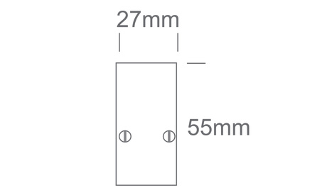 Bus magnétique 1m noir MIDI ON/OFF DALI 48V