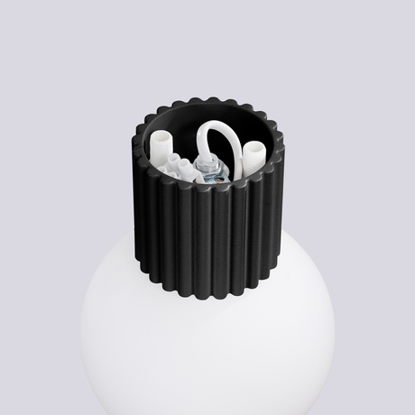 Applique HALO noir IP44