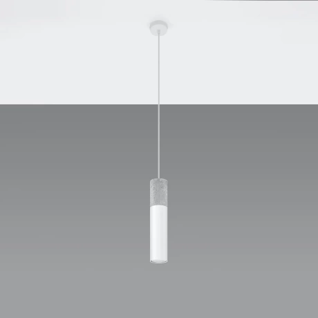Lampe pendante BORGIO 1 blanc