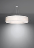 Lustre SATURNO 90 blanc + 8x ampoule LED E27 3000K Warm 7.5W 620lm