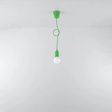 Lampe suspendue DIEGO 1 vert