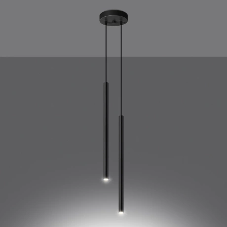 Lampe suspendue PASTELO 2 noir