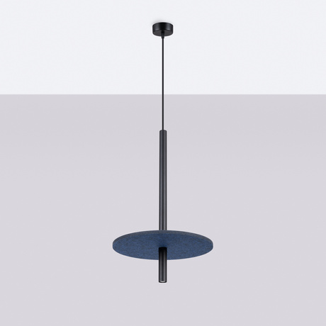 Lampe suspendue FELTRO 1 noir/marine