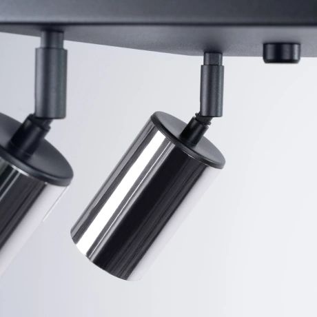 Plafonnier WINX 4 noir/chrome