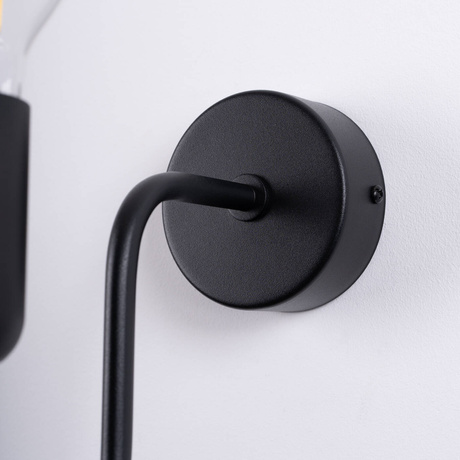 Applique VECTOR noir + 1X ampoule LED E27 3000K 7W 760lm