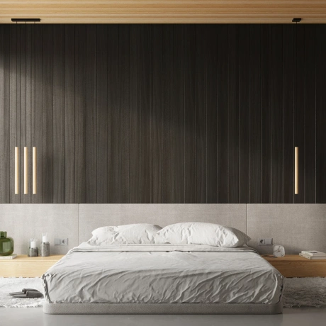 Lampe suspendue PASTELO 5L bois