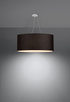 Lustre OTTO 70 noir + 6x ampoule LED E27 3000K Warm 7.5W 620lm
