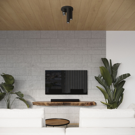 Plafonnier LAGOS 3P noir