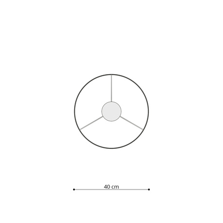 CAT 40 lampe suspendue + 1x ampoule LED E27 4000K Cold 7.5W 650lm