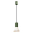 Lampe suspendue ESTRIA 1 beige/vert olive