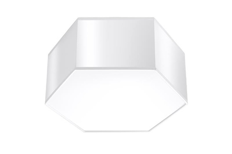 Plafond SUNDE 13 blanc + 2x ampoule LED E27 3000K Warm 7.5W 620lm