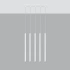 Lampe pendante PASTELO 5 blanc