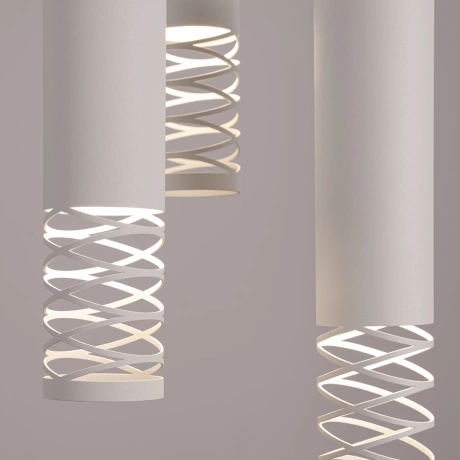 Lampe suspendue LAMI 3P blanc