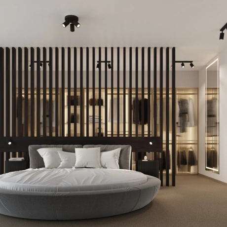 Plafonnier KARBON 4 noir