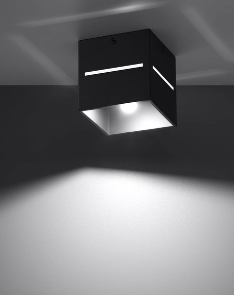 Plafond LOBO noir + 1x ampoule LED G9 4000K froide 4.5W 530lm