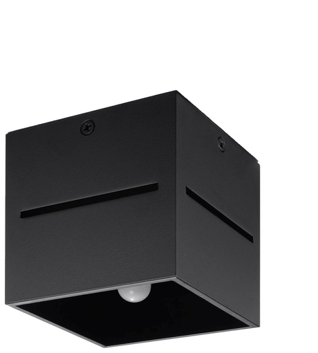 Plafond LOBO noir + 1x ampoule LED G9 4000K froide 4.5W 530lm
