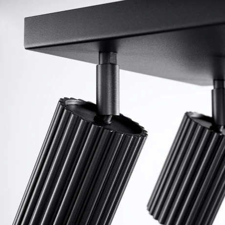 Plafonnier KARBON 4 noir