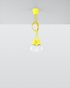 DIEGO 3 lampe suspendue jaune + 3x ampoule LED E27 3000K Warm 7,5W 620lm