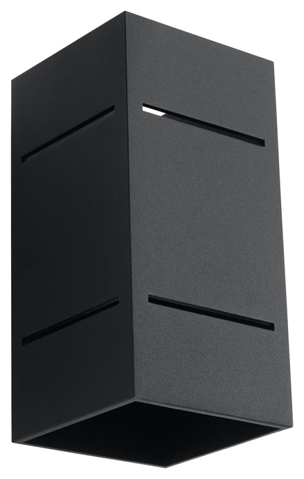 Applique BLOCCO noir + 1x ampoule LED G9 4000K Cold 4.5W 530lm