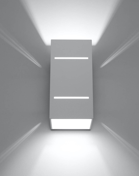 Applique BLOCCO blanc + 1x ampoule LED G9 3000K Warm 4.5W 510lm