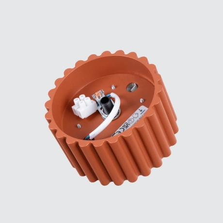 Plafonnier AURA 1 rouge ochra Gx53