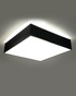Plafond HORUS 45 BLACK + 3x ampoule LED E27 3000K Warm 7.5W 620lm