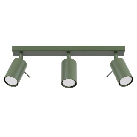 Plafonnier RING 3L vert olive