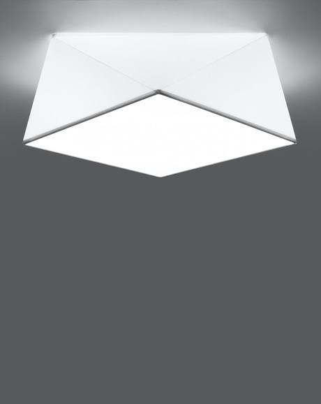 Plafond HEXA 35 WHITE + 2x ampoule LED E27 3000K Warm 7.5W 620lm