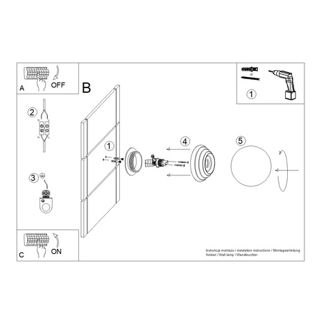 Applique ZORI vert IP44