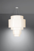 Lustre REFLEXION 80 blanc + 7x ampoule LED E27 4000K Froid 7.5W 650lm