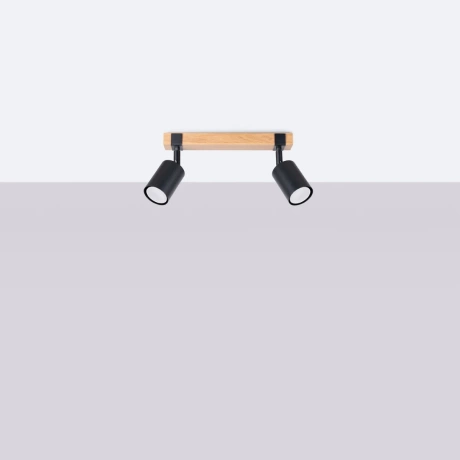 Plafonnier FAGER 2 noir