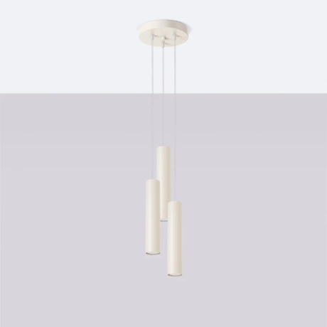 Lampe suspendue LAGOS 3P beige