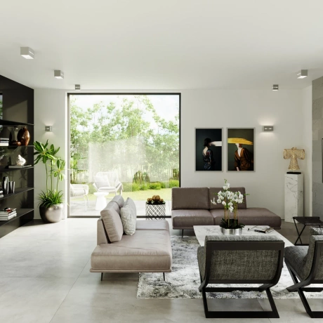 Plafonnier LOBO gris