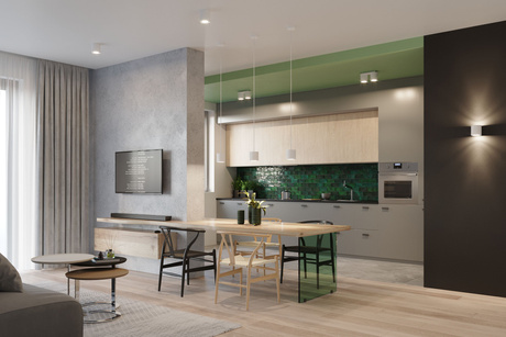 Lampe suspendue ORBIS 1 blanc + 1x ampoule LED GU-10 3000K Warm 7W 620lm