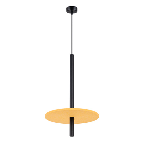 Lampe suspendue FELTRO 1 noir/jaune