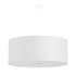 Lustre OTTO 70 blanc + 6x ampoule LED E27 3000K Warm 7.5W 620lm