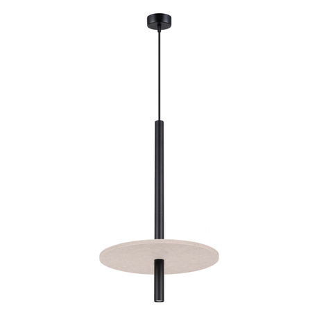 Lampe suspendue FELTRO 1 noir/beige