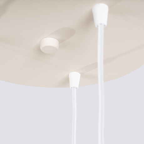 Lampe suspendue ESTRIA 3P beige